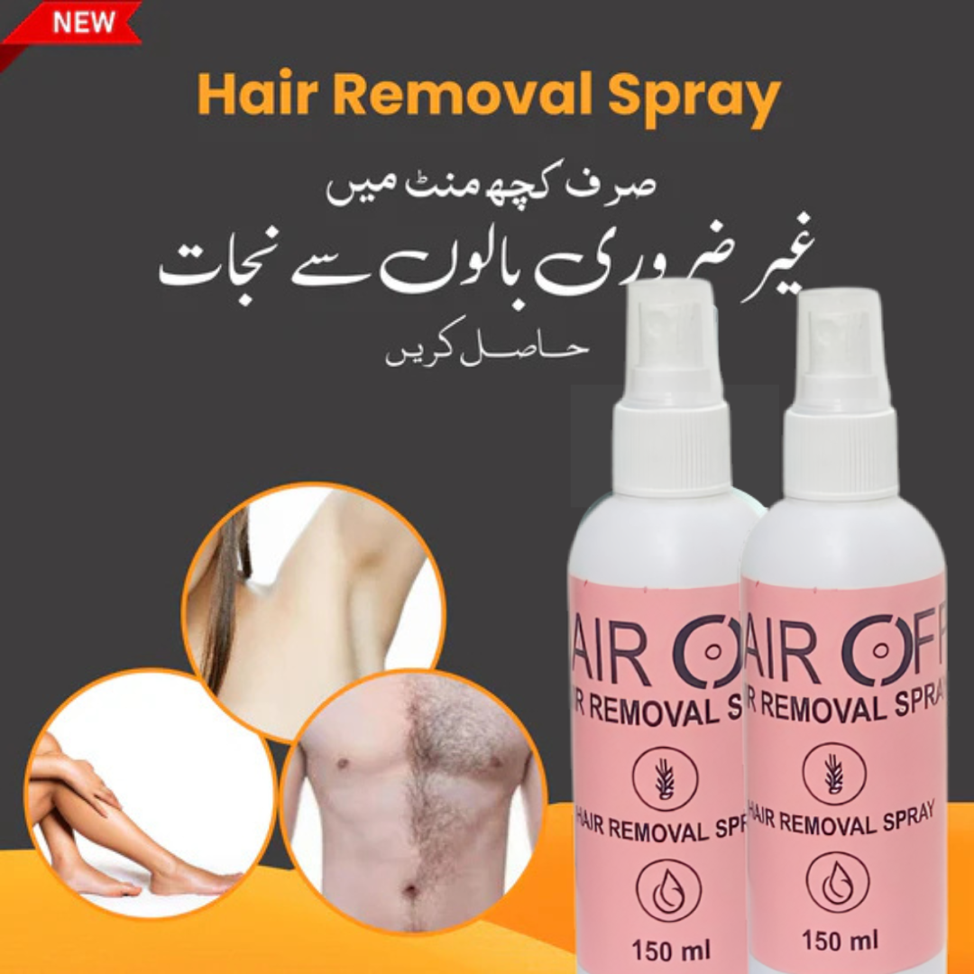 Hair Off Hair Removal Spray Approved From Dermatologist